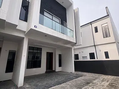 Brand New 4 Bedroom Terrace Duplex with Excellent Facilities — Ikota GRA, Lekki, Lekki, Lagos