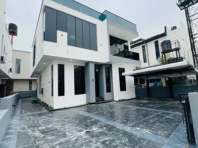 5 Bedroom Fully Detached Duplex with BQ, Penthouse, and Swimming Pool. — Ikota, Lekki, Lagos