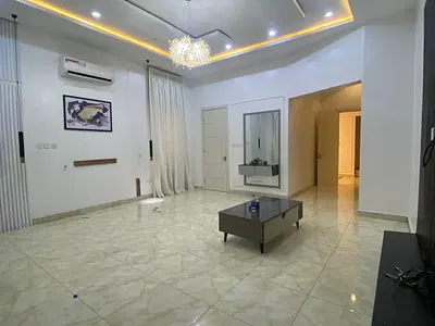 Massive Master's Bedroom with Big Wardrobe, Fitted Bathroom & Balcony — Lekki, Lagos