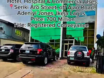 Property on Three (3) Floors with Penthouse, Suitable for Shortlet, of — Seriki Aro Street Off Adeniyi Jones Off Ajao Road Ikeja Lagos, Adeniyi Jones, Ikeja, Lagos