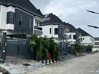 Newly Built 4-Bedrooms Fully Detached Duplex with a Room BQ — Chevron, Lekki, Lagos