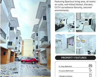 4 Bedroom Terrace Duplex with BQ Available — Lekki, Lagos