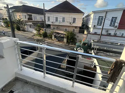 Well Maintained and Massive Master Bedroom Apartment with Balcony — Lekki, Lagos