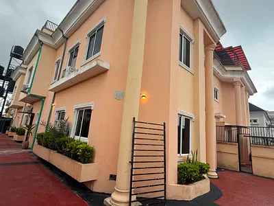 5 Bedroom Semi Detached Duplex with 2 Rooms BQ — Lekki Scheme 2, Ajah, Lagos