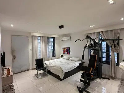 Fully Furnished Serviced Luxury 3bedrooms Apartment Upstairs with Pool — Ikoyi, Lagos