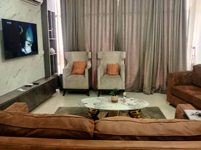Fully Furnished Serviced 3 Bedrooms Apartment with BQ, Pool, Gym & Elevator — Lekki, Lagos