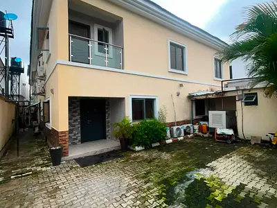 A Spacious 4 Bedroom Semi Detached House with BQ. — Bera Estate, Chevron Bus Stop, Lekki, Lagos