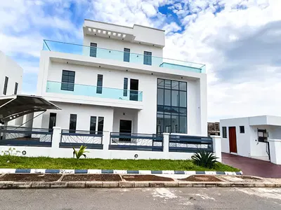 Luxury 5 Bedroom Detached Duplex with Penthouse, Cinema & BQ — Royal Garden Estate, Ajah, Lagos