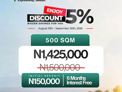 Mercyland Estate Phase 4 — Moniya-Iseyin Expressway, Ibadan, Oyo