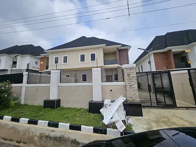 Brand New 4 Bedroom Semi Detached Duplex with a Room BQ — Karsana, Abuja
