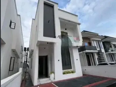 A 𝐁rand New 5-𝐁edroom Detached Duplex, a Room BQ, Swimming Pool — Lekki Palm City, Addo Road, Ajah, Lekki Lagos State, Lekki, Lagos