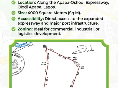 Commercial Land — Apapa Oshodi Expresway,, Olodi, Apapa, Lagos