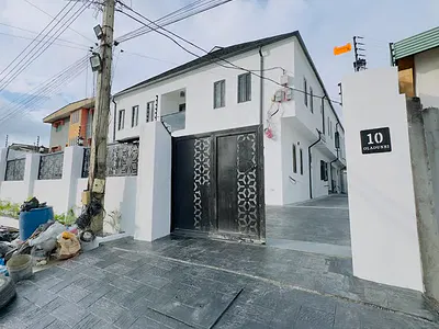 Beautifully Designed 3 Bedroom Apartment Plus BQ in an Estate — Gbagada, Lagos