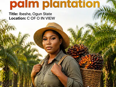 A Fertile Farmland with Fully Cultivated Oil Palm Trees with C of O — Ewekoro, Ogun