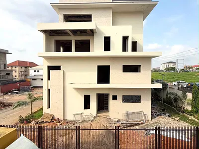 Semi-Finished 6 Bedroom Detached Duplex with Penthouse & BQ — Mabushi, Abuja
