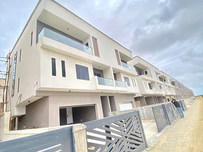Contemporary 4 Bedroom Semi Detached Duplex with BQ. — Lekki, Lagos