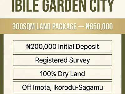 Strategic Residential Land Investment Opportunity 100% Dry — Off Imota, Ikorodu–sagamu Lga, Imota, Ikorodu, Lagos