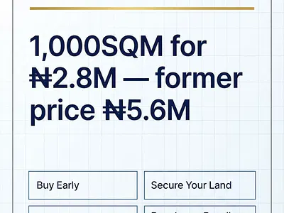 Prime 1, 000SQM Residential Land the Smartest Investment Grows Where Yo — Off Imota, Ikorodu–sagamu Lga, Imota, Ikorodu, Lagos