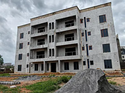 (Advance Carcass) 2-Bedroom Apartment on the Ground Floor with BQ — By Cavati, Wuye, Abuja