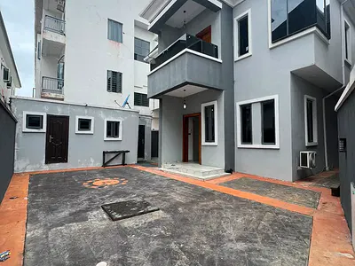 Affordable Fully Furnished 4 Bedroom Duplex with BQ, Gatehouse — Orchid Lekki, Lekki, Lagos