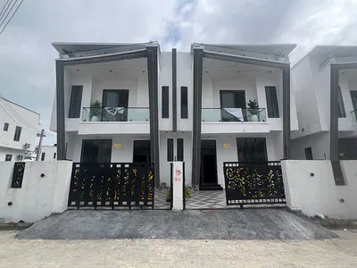 4 Bedroom Semi Detached Duplex with — Lekki Palm City, Ajah, Lagos