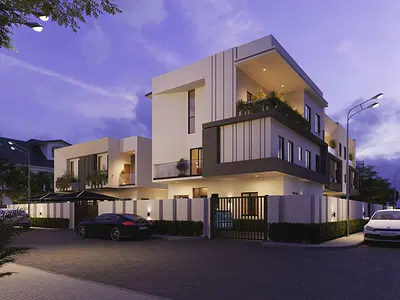 Four Bedroom Semi Detached Duplex with BQ — Abisogun Leigh, Ogba, Ikeja, Lagos State, Ogba, Ikeja, Lagos