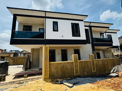 5 Bedroom Semi-Detached Duplex with BQ, Study Room in Serene Estate — Omole Phase 1, Ikeja, Lagos
