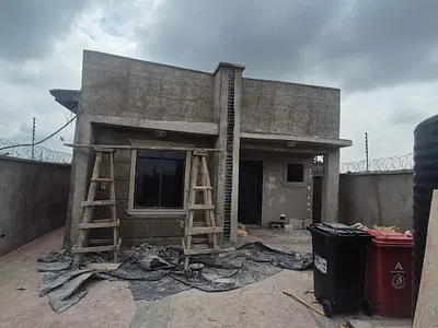 A Newly Built 2 Units of 2 Bedroom Bungalow, Fenced Round with Gate with Car Park. — Ketu, Lagos