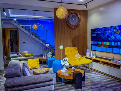 Luxury 2 Bedroom Maisonette with Swimming Pool, PS5 & Snooker — Hakeem Dickson, Lekki Phase 1, Lekki, Lagos