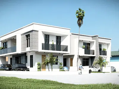 One Unit of Four Bedroom Fully Detached with BQ — Abiola Fagbola Close, Lagos, Ogba, Ikeja, Lagos