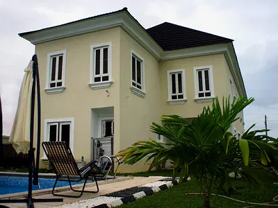 Large House with Pool — Gated Estate Opposite Diamond Estate, Sangotedo, Ajah, Lagos