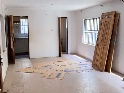 A Clean 2 Bedroom Flat with 2 Toilet and Bathroom — Ikeja, Lagos