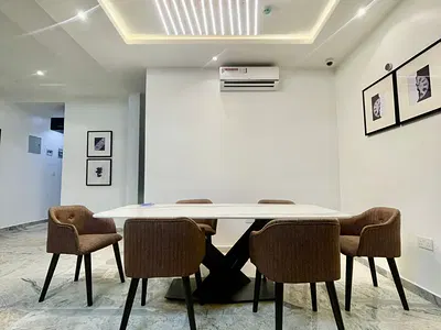 Furnished and Serviced Newly Built (2) Bed Flat with Modern Finishing. — Wuye, Abuja