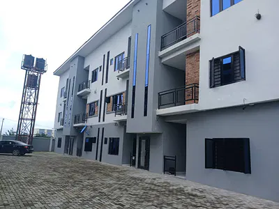 Luxury Newly Built 2 Bedroom Apartment in a Nice Court. — Lekki, Lagos