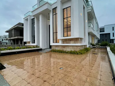 5 Bedroom Semi-Detached Duplex with BQ Swimming Pool, Cinema, Gym — Ikate Elegushi, Lekki, Lagos