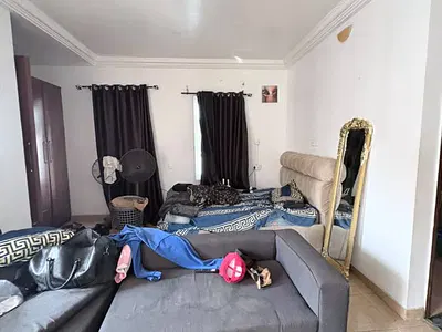 Spacious Masters Bedroom with Open Plan Kitchen in a Shared Apartment. — Ikota Villa Estate, Ikota, Lekki, Lagos
