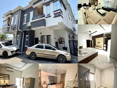 Partly Furnished 4-Bedroom Semi-Detached Duplex with BQ — Lekki, Lagos
