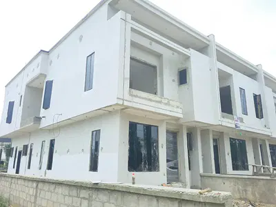 Newly Built 4 Bedrooms Semi Detached Duplex with B/Q & Inverter Room — Sapphire Garden Estate, Awoyaya, Ibeju Lekki, Lagos