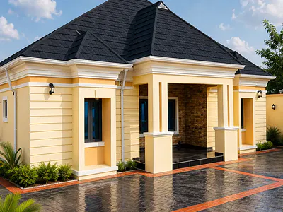 Beautiful 3 Bedroom Bungalow with a BQ in a Serene Environment — Mowe Town, Ogun