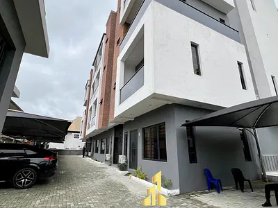Stylishly Finished 3 Bed Maisonette House with Swimming Pool and BQ — Lekki, Lagos