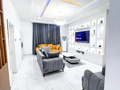 Fhemfel Luxury 2 Bedroom Apartment in Self Compound — Palmheight Estate 2, Von Road, Lugbe District, Abuja