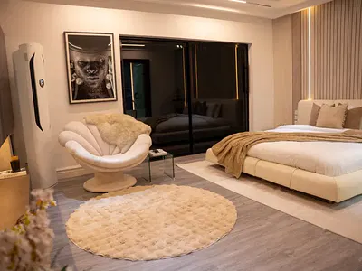 Luxury 3 Bedroom Smart Home with 2 Living Room & Fire Place & Balconies — Maitama District, Abuja