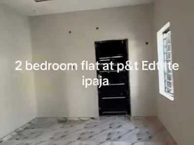 Newly Built 2 Bedroom Flat with First Class Finishing — P and T Estate, Ipaja, Lagos