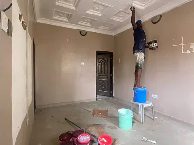 Sharp One Bedroom Mini Flat Apartment Upstairs — Ajah, Lagos