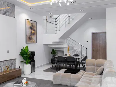 Three Bedroom Detached Duplex with Cinema — Ikate, Lekki, Lagos