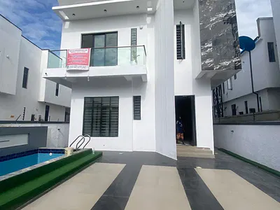 5 Bedroom Detached Duplex with Pool &BQ — Ikota, Lekki, Lagos
