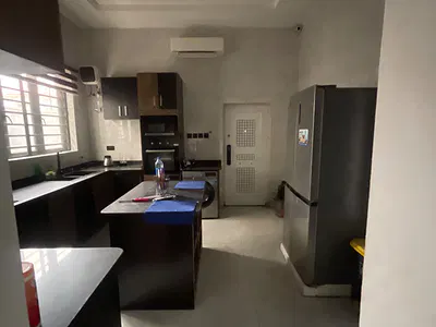 Distress 4 Bedroom Fully Furnished Semi Detached Duplex with BQ & Pool — Ocean Breeze Estate, Ologolo, Lekki, Lagos