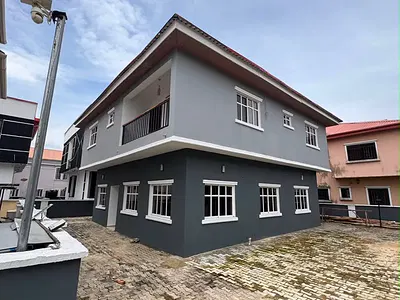 Newly Refurbished, Spacious, Well Finishes 4 Bedroom Detached Duplex — Crown Estate, Sangotedo, Ajah, Lagos
