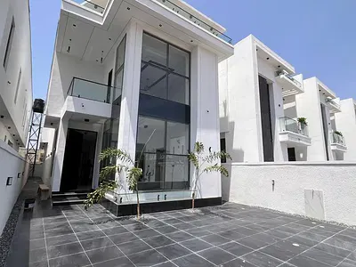 Luxurious 5 Bedroom Fully Detached Duplex with Swimming Pool — Lekki Palm City Estate, Ado, Ajah, Lagos