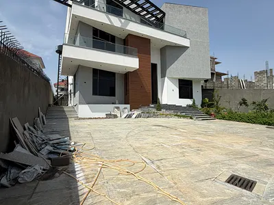 Semi Finished 5 Bedroom Fully Detached Duplex with Pool — Off Aminu Sale, Katampe Extension, Katampe, Abuja